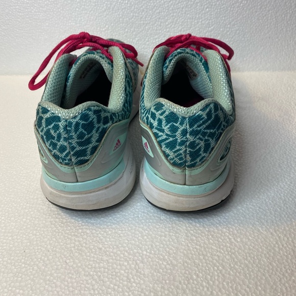Womens Adidas teal with fuchsia laces size 9 - Picture 5 of 5